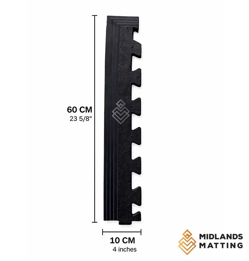 1mx1mx17mm gym mat edge corner size 10cm x60cm