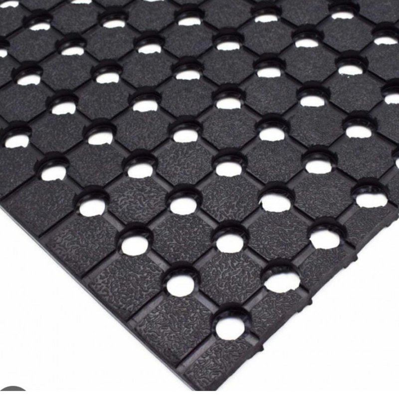 Anti-fatigue rubber pool mat 90cm x1.8m  x 10mm